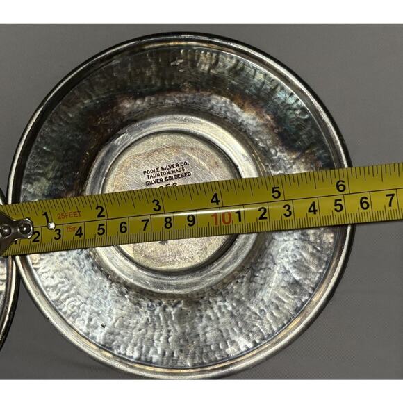 Poole Silver Co Taunton. Mass. Silver Soldered “Dorb The Chemist” Plate Pair - Picture 7 of 7